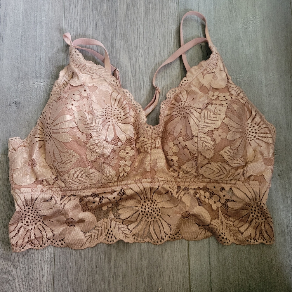 Aerie lacey longline bralette